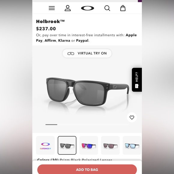 Oakley Holbrook Men’s Sunglasses - Picture 1 of 7